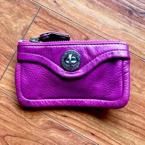 Marc by Marc Jacobs violet coin purse & key chain